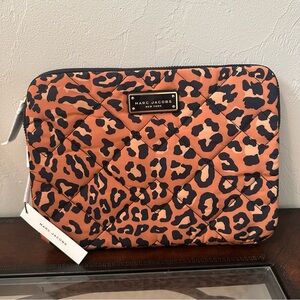 NWT Marc Jacobs | Natural Leopard Laptop Sleeve Bag $175